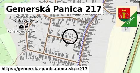 Gemerská Panica <span class="supisne">217</span>