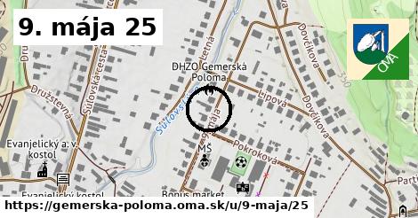 9. mája 25, Gemerská Poloma