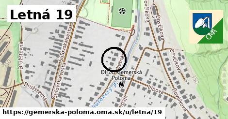 Letná 19, Gemerská Poloma