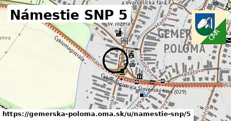 Námestie SNP 5, Gemerská Poloma