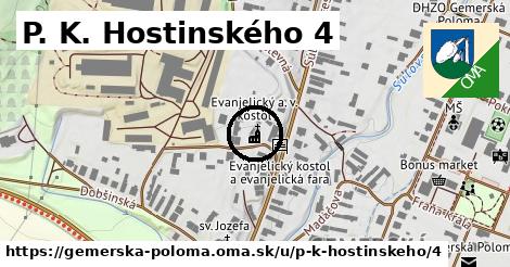 P. K. Hostinského 4, Gemerská Poloma