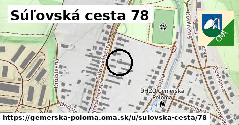 Súľovská cesta 78, Gemerská Poloma