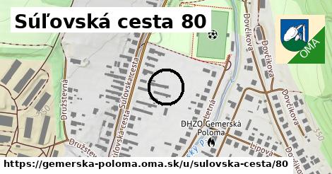 Súľovská cesta 80, Gemerská Poloma