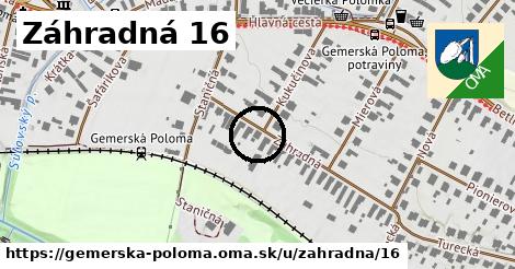 Záhradná 16, Gemerská Poloma