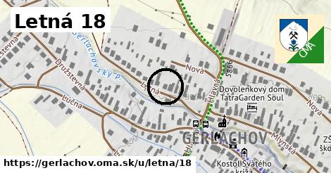 Letná 18, Gerlachov