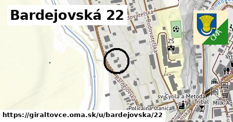 Bardejovská 22, Giraltovce