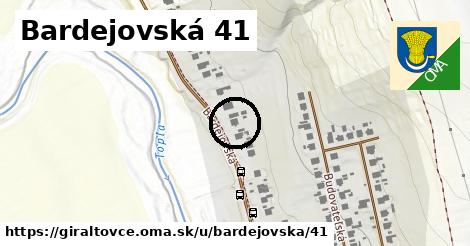 Bardejovská 41, Giraltovce