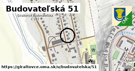 Budovateľská 51, Giraltovce