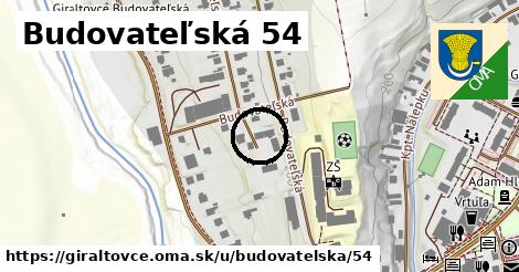 Budovateľská 54, Giraltovce