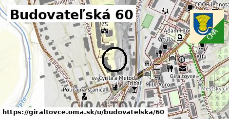 Budovateľská 60, Giraltovce