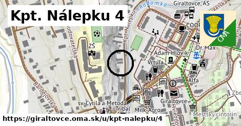 Kpt. Nálepku 4, Giraltovce