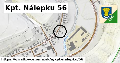 Kpt. Nálepku 56, Giraltovce