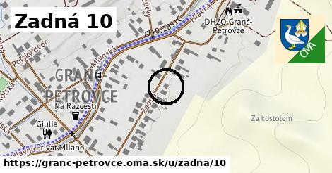Zadná 10, Granč-Petrovce