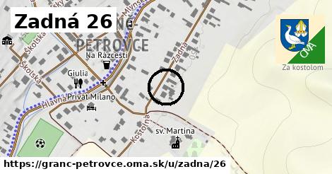 Zadná 26, Granč-Petrovce