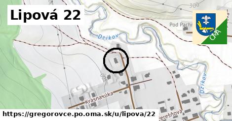 Lipová 22, Gregorovce, okres PO