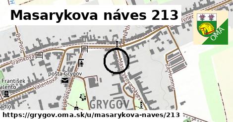 Masarykova náves 213, Grygov