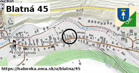 Blatná 45, Habovka