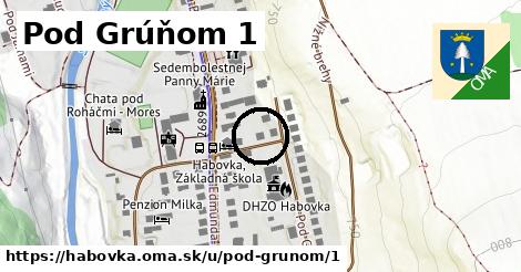 Pod Grúňom 1, Habovka