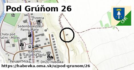 Pod Grúňom 26, Habovka