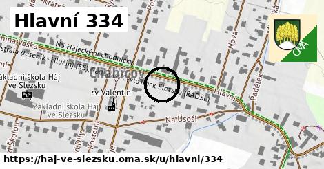 Hlavní 334, Háj ve Slezsku