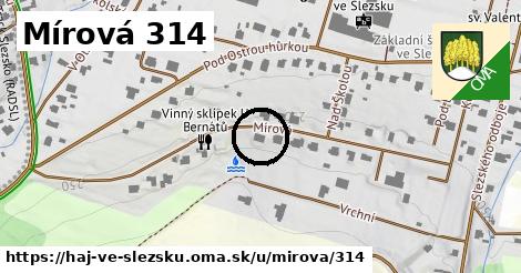 Mírová 314, Háj ve Slezsku