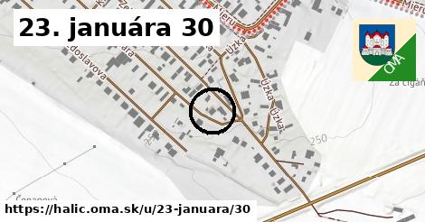 23. januára 30, Halič