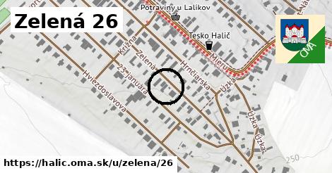 Zelená 26, Halič