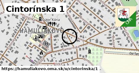 Cintorínska 1, Hamuliakovo