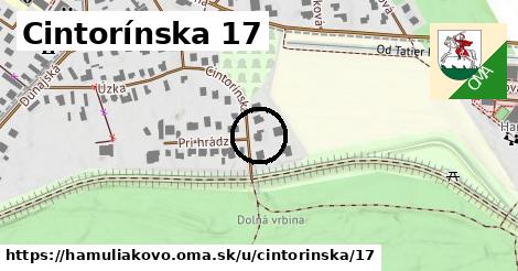 Cintorínska 17, Hamuliakovo