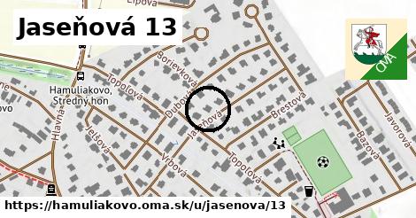 Jaseňová 13, Hamuliakovo