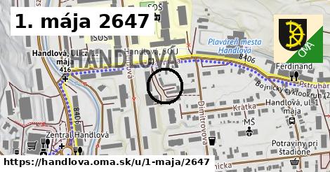 1. mája 2647, Handlová