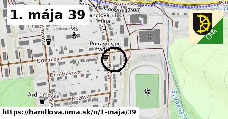 1. mája 39, Handlová