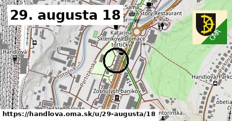 29. augusta 18, Handlová