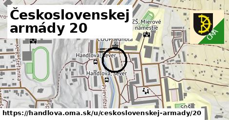 Československej armády 20, Handlová