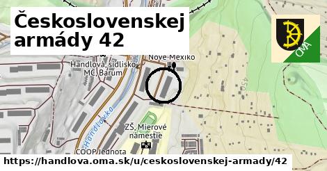 Československej armády 42, Handlová