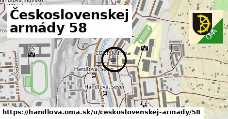 Československej armády 58, Handlová