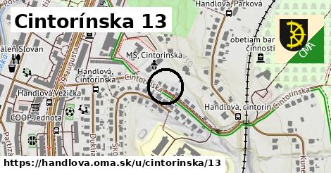 Cintorínska 13, Handlová