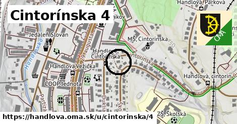 Cintorínska 4, Handlová