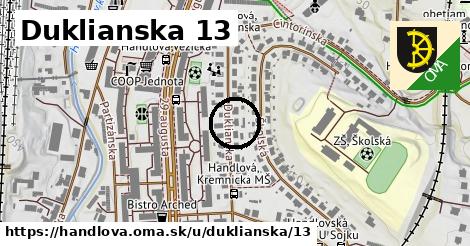 Duklianska 13, Handlová