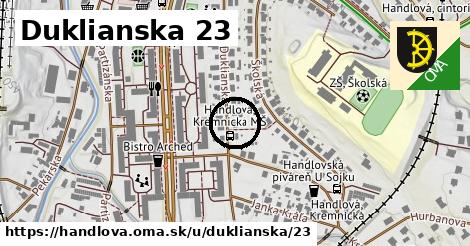 Duklianska 23, Handlová