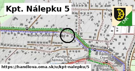 Kpt. Nálepku 5, Handlová