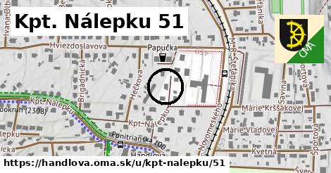 Kpt. Nálepku 51, Handlová