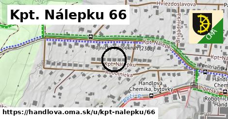 Kpt. Nálepku 66, Handlová