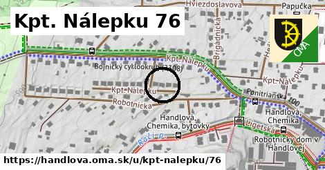 Kpt. Nálepku 76, Handlová