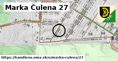 Marka Čulena 27, Handlová