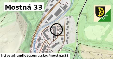 Mostná 33, Handlová