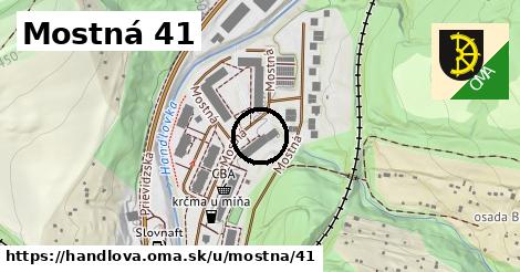 Mostná 41, Handlová