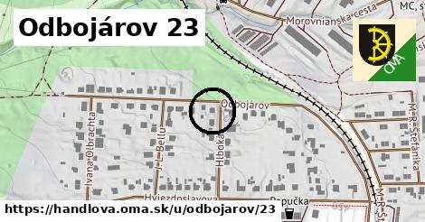 Odbojárov 23, Handlová