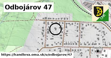 Odbojárov 47, Handlová