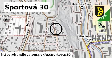 Športová 30, Handlová